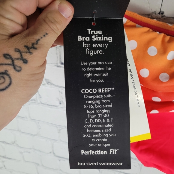 COCO REEF | Bahamas roll waist polkadot bikini swim bathing suit bottoms - Picture 9 of 13